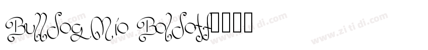 BulldogMio Boldotf字体转换